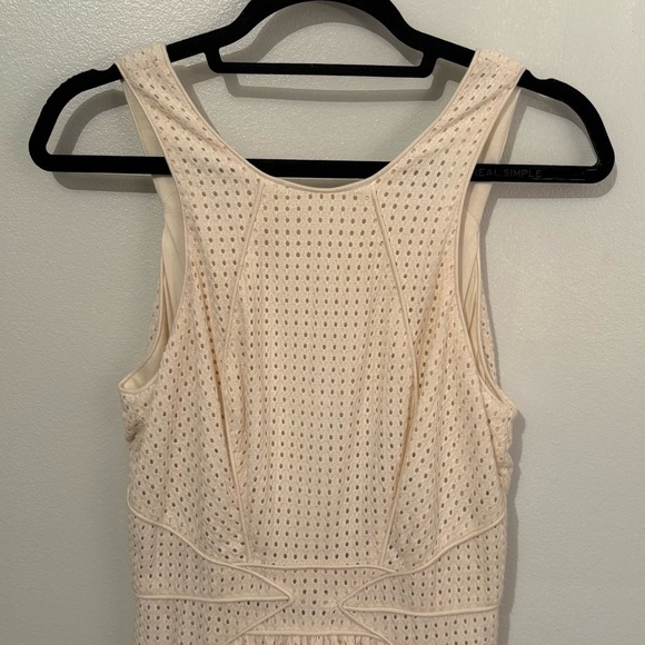 Addison Cream Tiered Ruched Halter Top XS - Picture 3 of 11